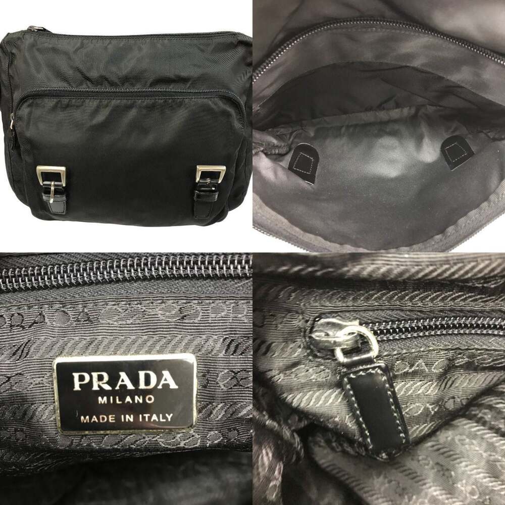 Prada Zip Buckle Messenger Bag Tessuto #252249P64B - Picture 9 of 9